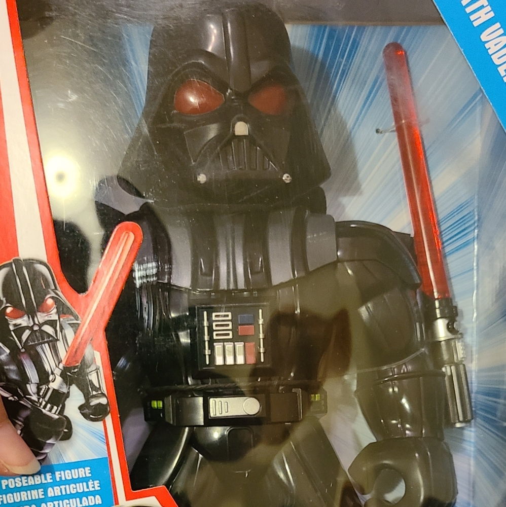 Star Wars Galactic Heroes Mega Mighties Darth Vader 10-Inch Action Figure Hasbro